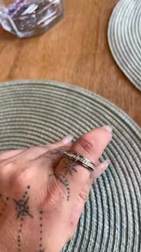 Anello Lapidou indossato da Veronica Marchetti